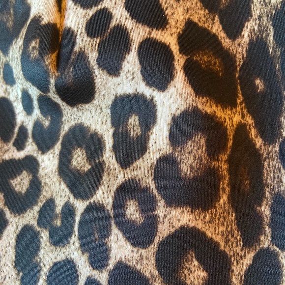 MICHAEL Michael Kor Scuba Skirt Leopard MF97EZYCJF - Picture 3 of 4